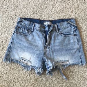 Free People Jean Shorts